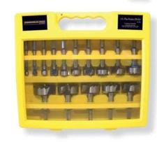 Sommerfeld Woodworking Tools 16 pc Forstner Bit Set for drilling precision holes