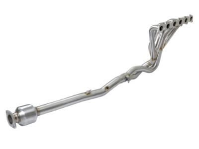 aFe Power Twisted Steel Long Tube Header & Connection Pipes (Street Series) 01-1