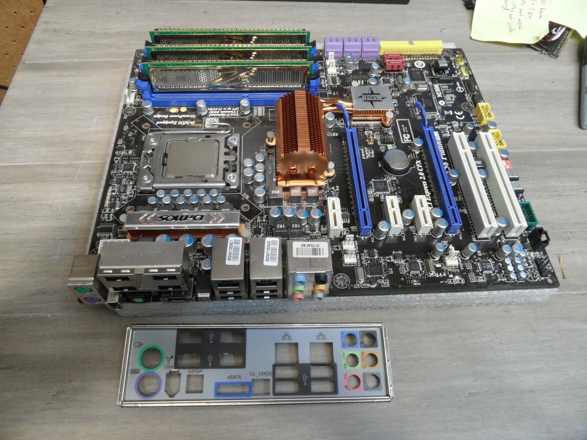 X58 Platinum Motherboard With i7-920 CPU and 6 Gb Ram