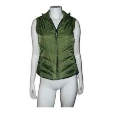 Esprit Women's Green Vest Lined Inner Pockets Medium Nwot