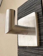 Phylrich Robe/Towel Hook with square escutcheon Satin Nickel-New