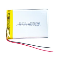 3.7V 2500mAh LiPo Rechargeable Battery For 505068 For Mp3 GPS Camera Power Bank