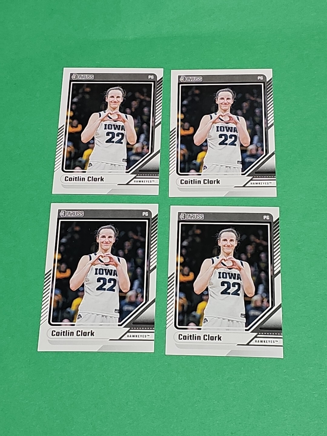 💎 Lot Of 4 Caitlin Clark Rookie 2024 Panini Donruss Iowa Hawkeyes Cards # 11