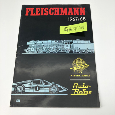 Fleischmann International HO Model Train & Auto Rallye Catalog 1967/68 German