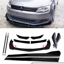 For Vw Scirocco R-line Front Bumper Lip Spoiler Splitter Rear Lip Side Skirt