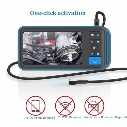 Teslong MS450 4,5" LCD 6 LEDs 5,5 mm Objektiv 5M Röhrenendoskop Inspektionskamera - Bild 2 von 11
