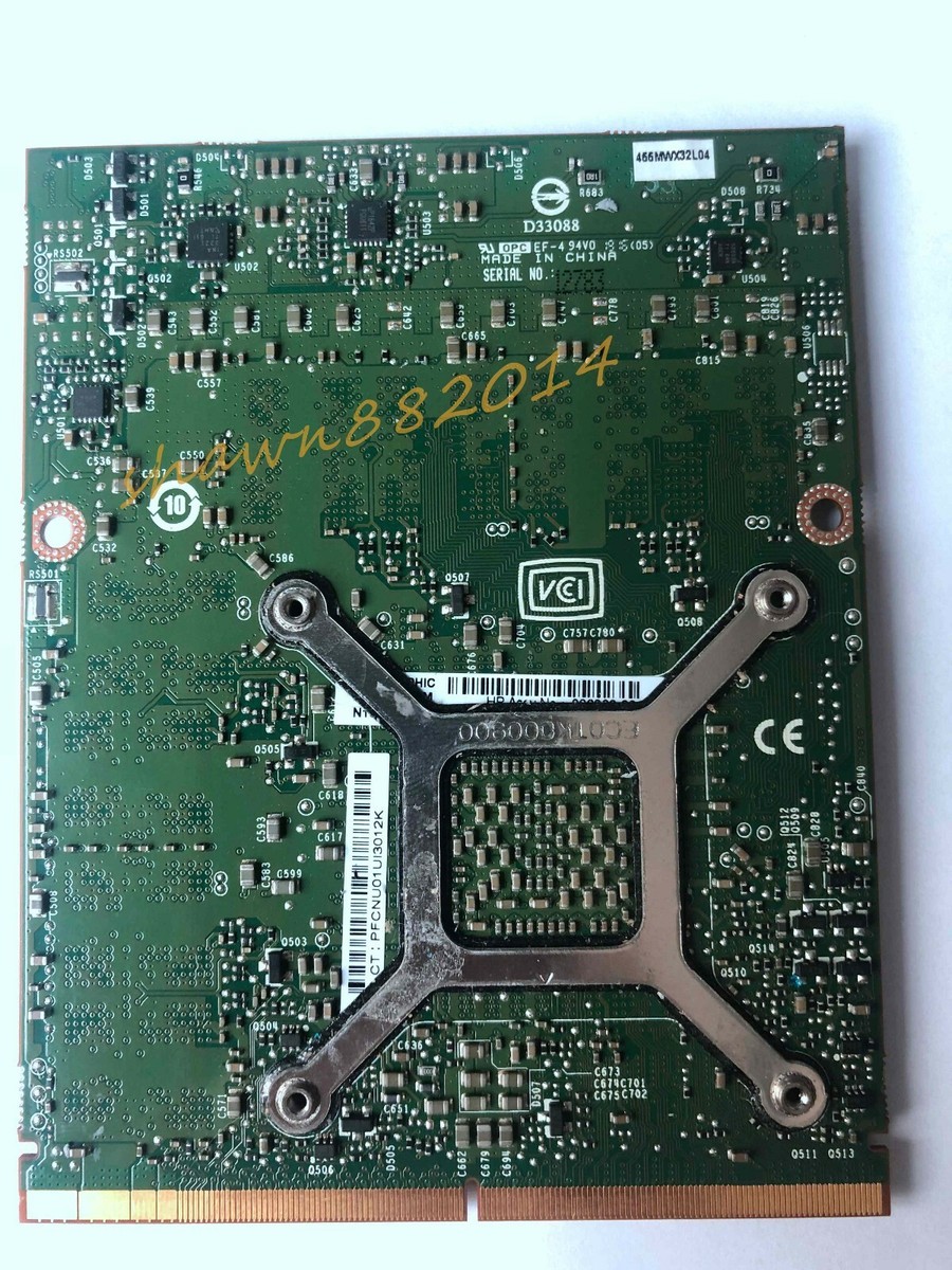 Dell Precision M6800 7710 7720 Nvidia Quadro M3000M 4GB GDDR5