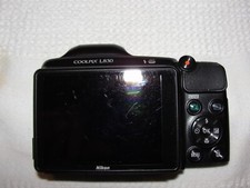 Nikon CoolPix L830 Camera Rear / Back Cover Black with display.