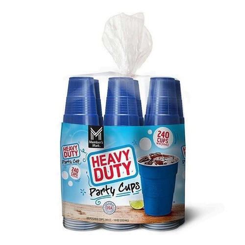Member's Mark Heavy-Duty Plastic Cups, 18 oz Party Essentials, Choose Color & Ct - Picture 7 of 8