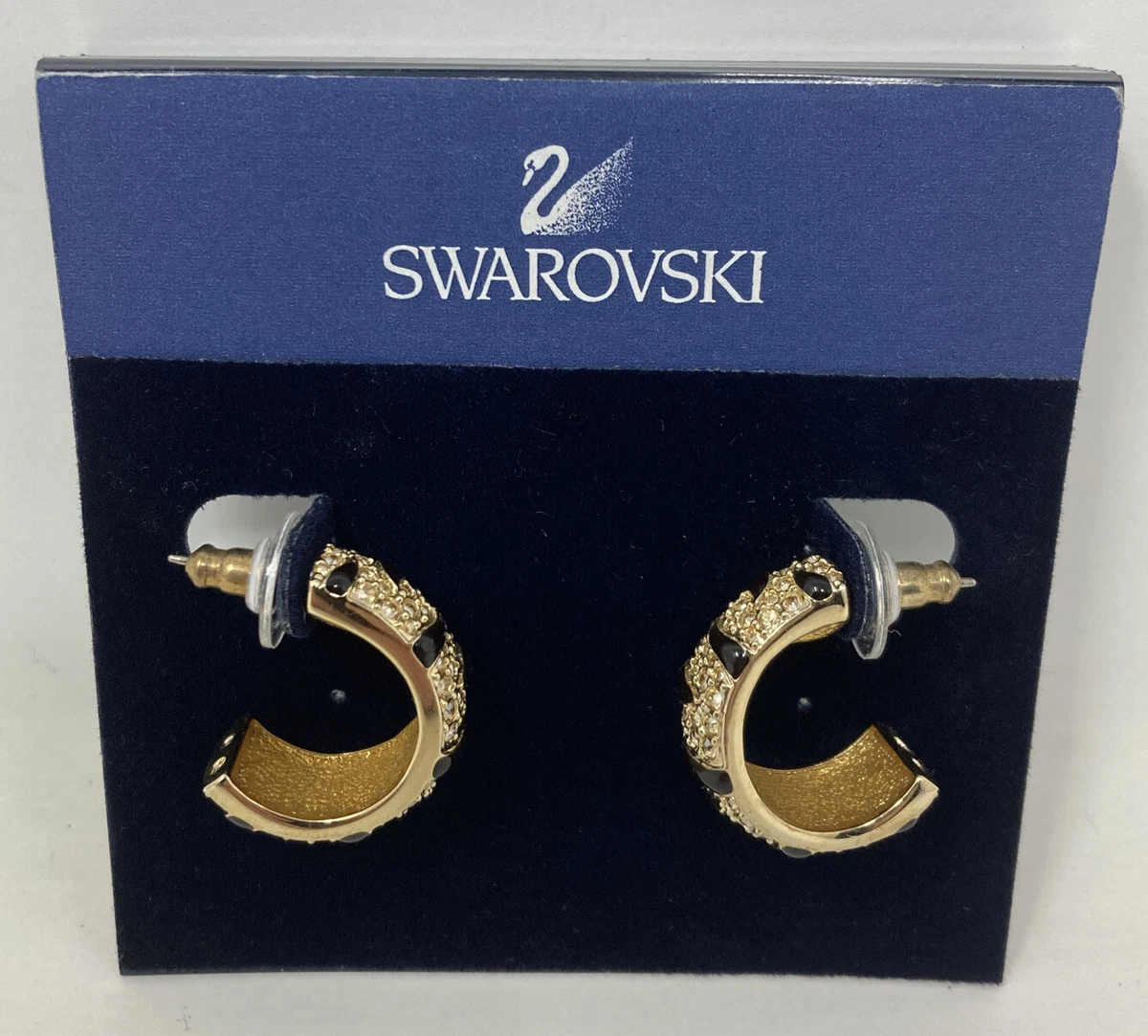 Swarovski rare sale hoop earrings