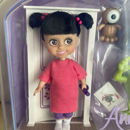 NEW Disney Store Animators Collection BOO Monsters Mini Doll Playset w/Case RARE - Picture 2 of 6