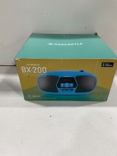 Oakcastle CD100 Portable CD Player w/ Bluetooth Rechargeable Battery Output NEW