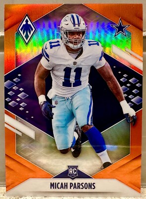 JERSEY NUMBER MATCH! 2021 Phoenix Orange RC Micah Parsons 11/99! ROOKIE! READ!