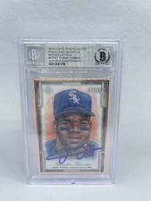 Frank Thomas Signed 2019 Topps Transcendent Bronze Sketch Art Auto Card Beckett