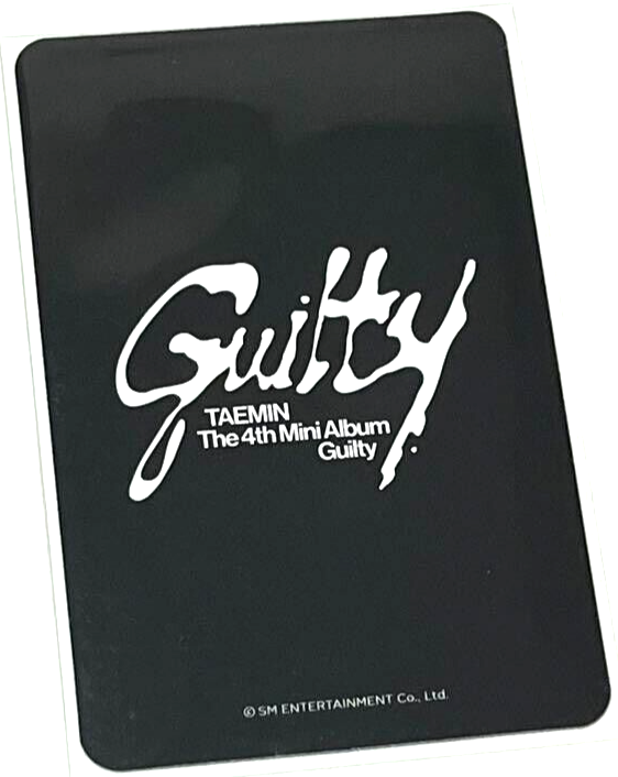 SHINee TAEMIN Guilty SM Store Fansign Official Photocard Photo