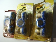 9 PLUG FUSES BUSS TYPE TL 15 AMP BRAND NEW 3 PACKS OF 3