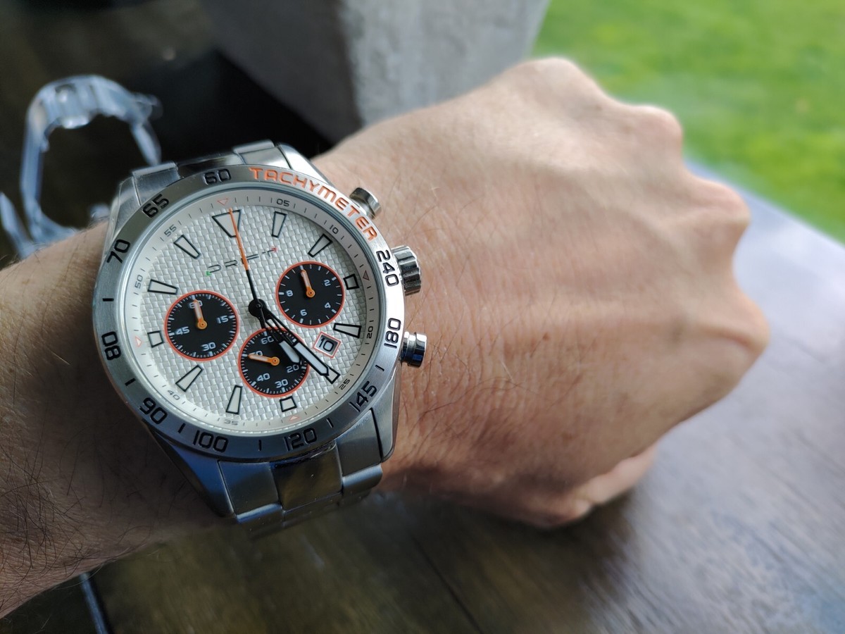 wccf    ロケテ⭐︎P87     ヴィアリ Drift Chronograph Watch Pit-Crew Rally DR1785 46mm Stainless Steel