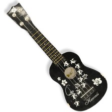 Universal Worldwide Trading Black Hawaii 4 Strings Ukulele