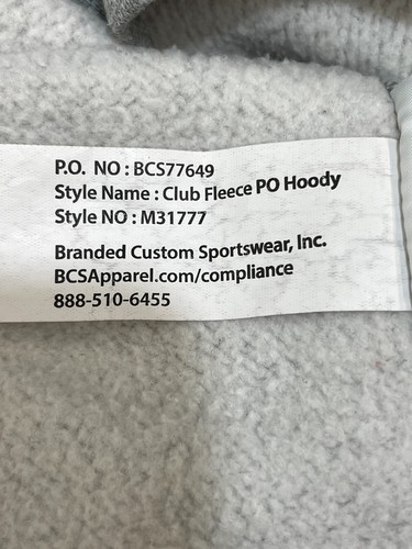 Nike Matt Fraser HWPO Hard Work Pays Off Mens Size M Hoodie Gray Pockets RARE - Picture 6 of 6