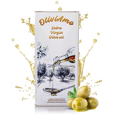 Olivenöl 5L 100% echt nativ Premium Qualität aus Italien Säuregehalt 0,2%