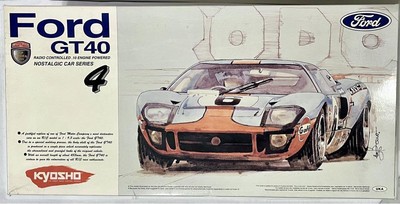 Kyosho Ford Gt40 Rc Car Remote Control Racing Model High  