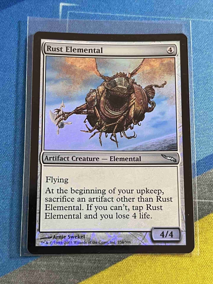 Magic the Gathering MTG Mirrodin RUST ELEMENTAL Foil | eBay
