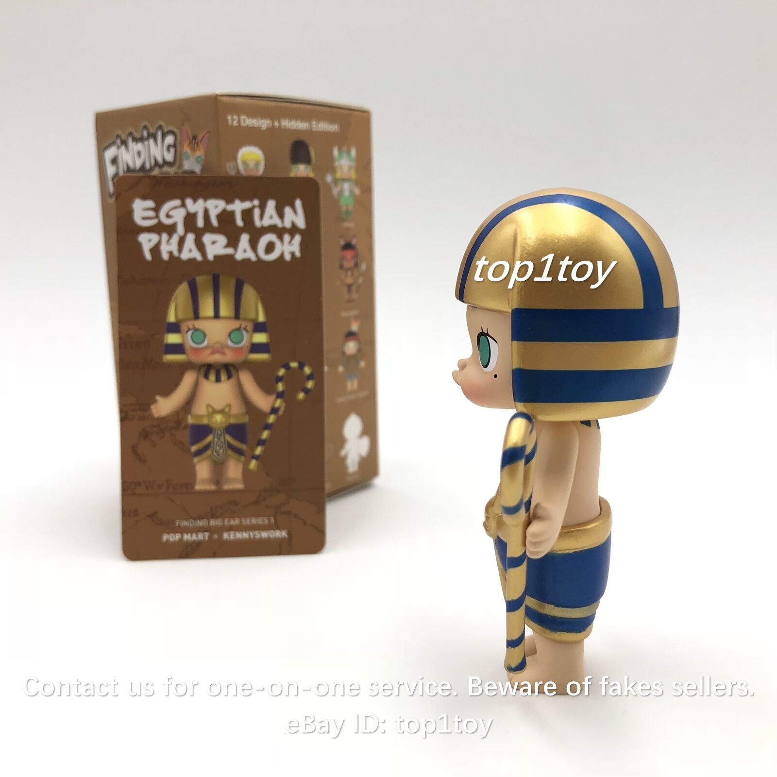 POP MART KENNYSWORK Molly Art Pharaoh Mini Figure