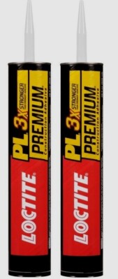 2~ Loctite PL PREMIUM Polyurethane Construction Adhesive TAN 10 oz. 1390595