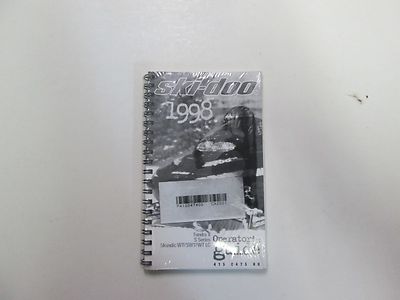 1998 Ski Doo Tundra II S Series Skandic WT SWT WT LC Operators Guide BRAND NEW