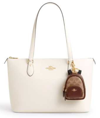 coach 小物入れ 🤎Coach Mini Court Backpack Keychain Bag Charm - CX066 Brown