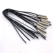 10pcs NTC 10K Ohm 1% 3950 Thermistor temperature sensor MF55 Probe Refrigerators