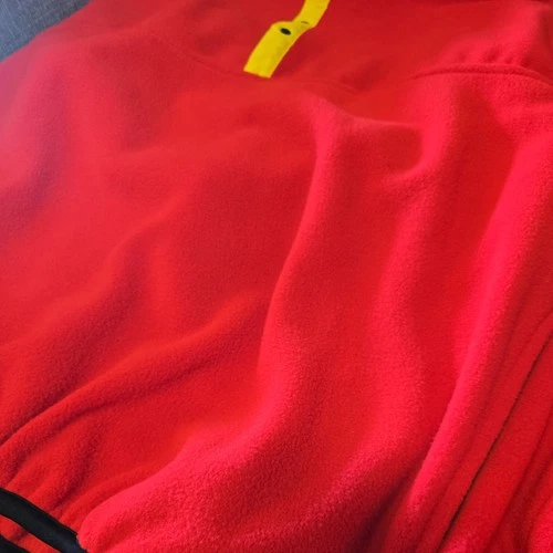 Vintage 1992 Marlboro Adventure Team Mens XL Red Fleece Pullover Jacket NWT image 9