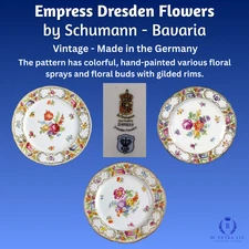 Empress Dresden Flowers by Schumann - Bavaria "Select Dish"
