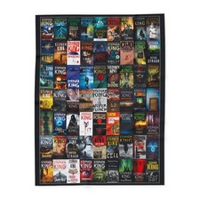 Stephen King Book Covers Arctic Fleece Blanket 60"  80", Book Lovers Throw