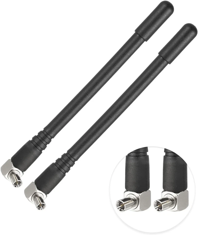 Confezione 2 Antenne 4G LTE TS9 per Modem USB 4G LTE MiFi Mobile WiFi Router Hotspot - Immagine 3 di 4