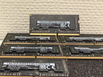 4GB DDR4 SO-DIMM PC4-2400T Micron Laptop Mini PC Premium RAM 2400Mhz Black PCB