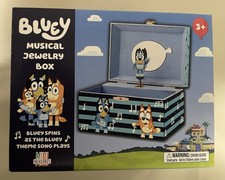 Bluey Musical Jewelry Box 3 Mini Treasures Bluey Spins Bluey Theme Song Plays