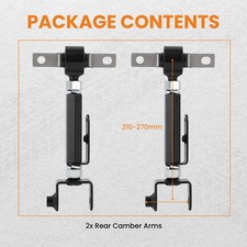 Adjustable Rear Upper Camber Arms For Honda Civic Si 01-05 Acura Rsx 02-06 Adjustable Rear Upper Camber Arms For Honda Civic Si 01-05 Acura Rsx 02-06