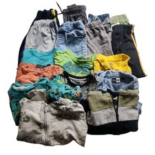 Boys Size 5/6 Lot Clothing 15 Pcs.Shorts Shirts Pajamas Hoodies