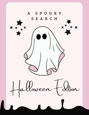 A Cute Pink Spooky Halloween Word Search Puzzle Book for Adults and... - Kilmer
