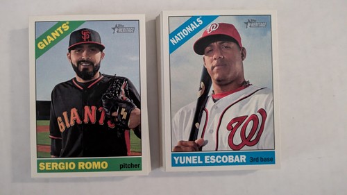 2015 Topps Heritage High Numbers 501-700 Complete Set Correa Ramirez Walker RC+ - Picture 4 of 8