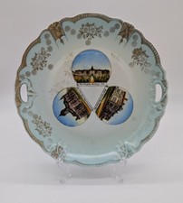 Antique State Hospital Mental Asylum Hastings Nebraska Souvenir Cake Plate Wear