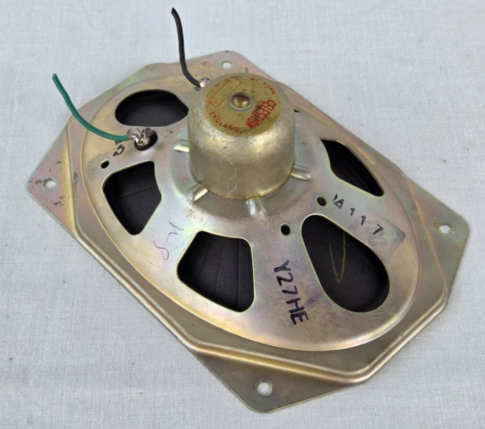 Vintage Celestion Y27HE 6" x 4" Oval Elliptical Speaker 3 Ohms for Valve Amp - Image 2 of 4