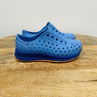 NATIVE ROBBIE SUGARLITE PRINT  Youth Size C8 Orange Blue Slip On Water Shoes