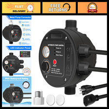 Automatic Pump Controller 110V, IP65 Waterproof, Metal Connector, Electronic Swi