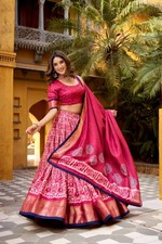 Lehenga choli party Dola Silk Pakistani designer Indian Wedding Readymade New
