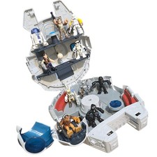 Playskool Imaginext Star Wars Galactic Heroes Millennium Falcon w 10 Figures