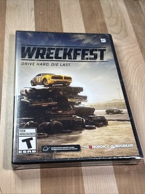 Wreckfest Drive Hard Die Last (PC DVD Game) Computer Brand New Sealed