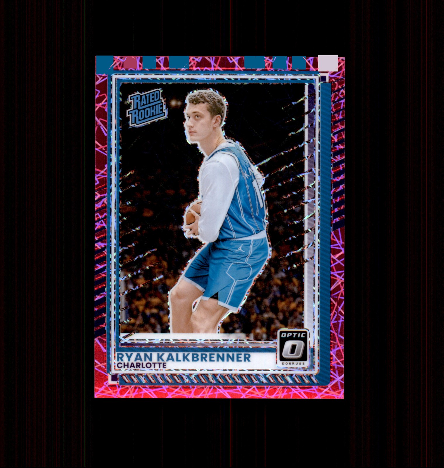 2025-26 Donruss #21 Ryan Kalkbrenner Optic Pink Velocity #/75