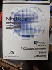 200 Pairs Innovative Healthcare 135260 Nitriderm Nitrile Gloves #6.0 Sterile
